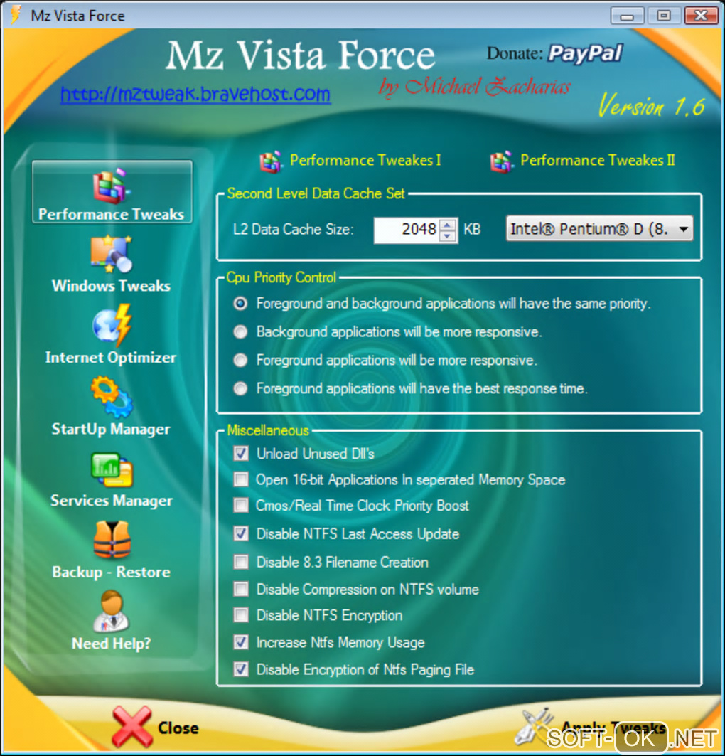 Screenshot №2 "Mz Vista Force"