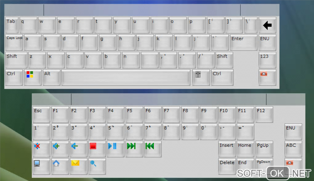Screenshot №1 "OS-Keyboard"