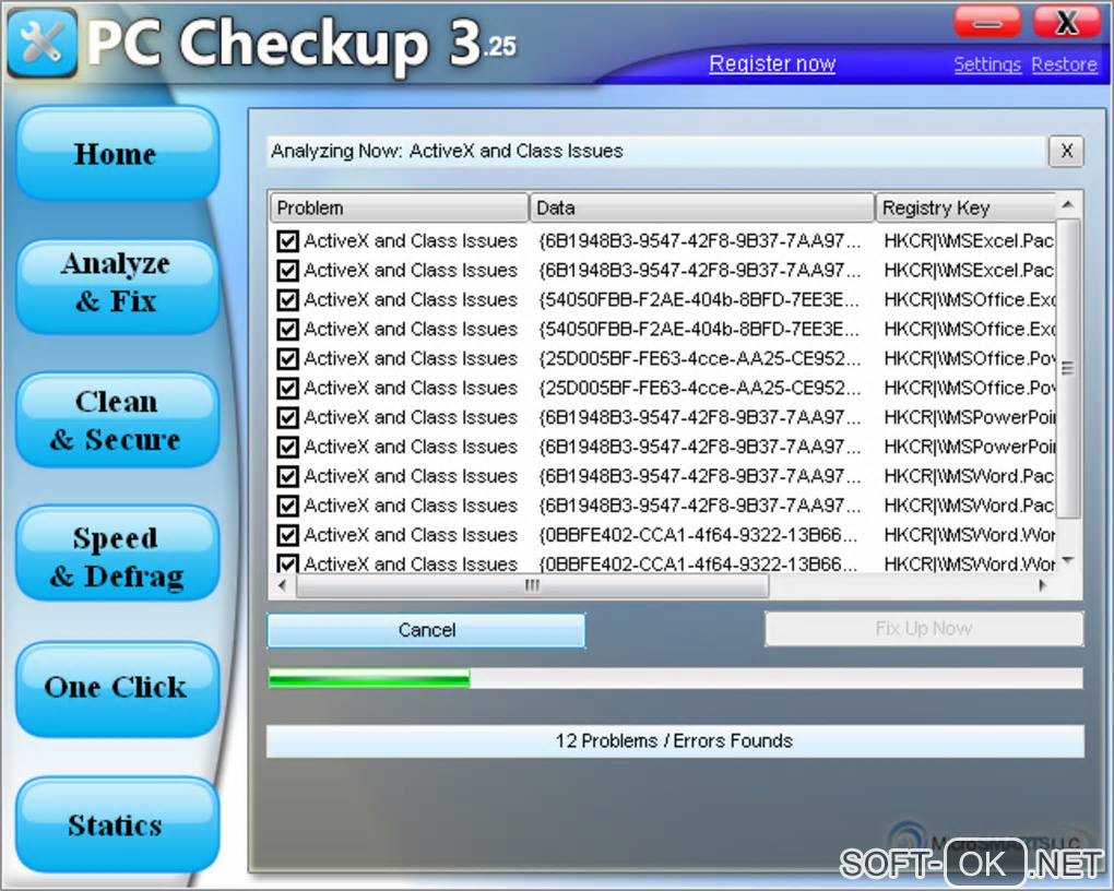 Screenshot №1 "PC Checkup"
