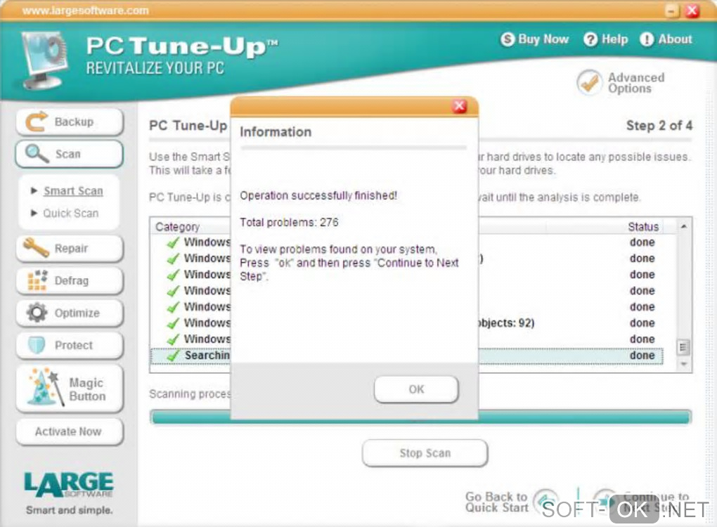 Screenshot №2 "PC Tune-Up"