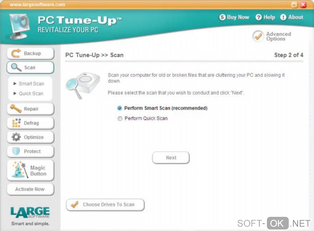 The appearance "PC Tune-Up"