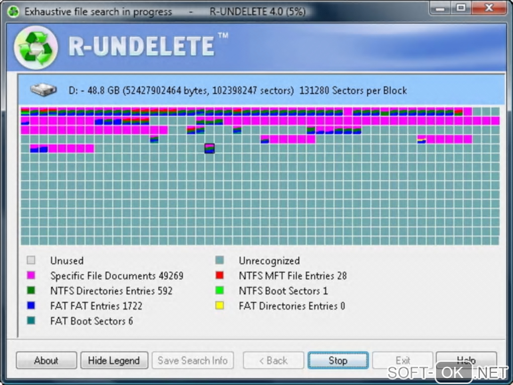 The appearance "R-Undelete"