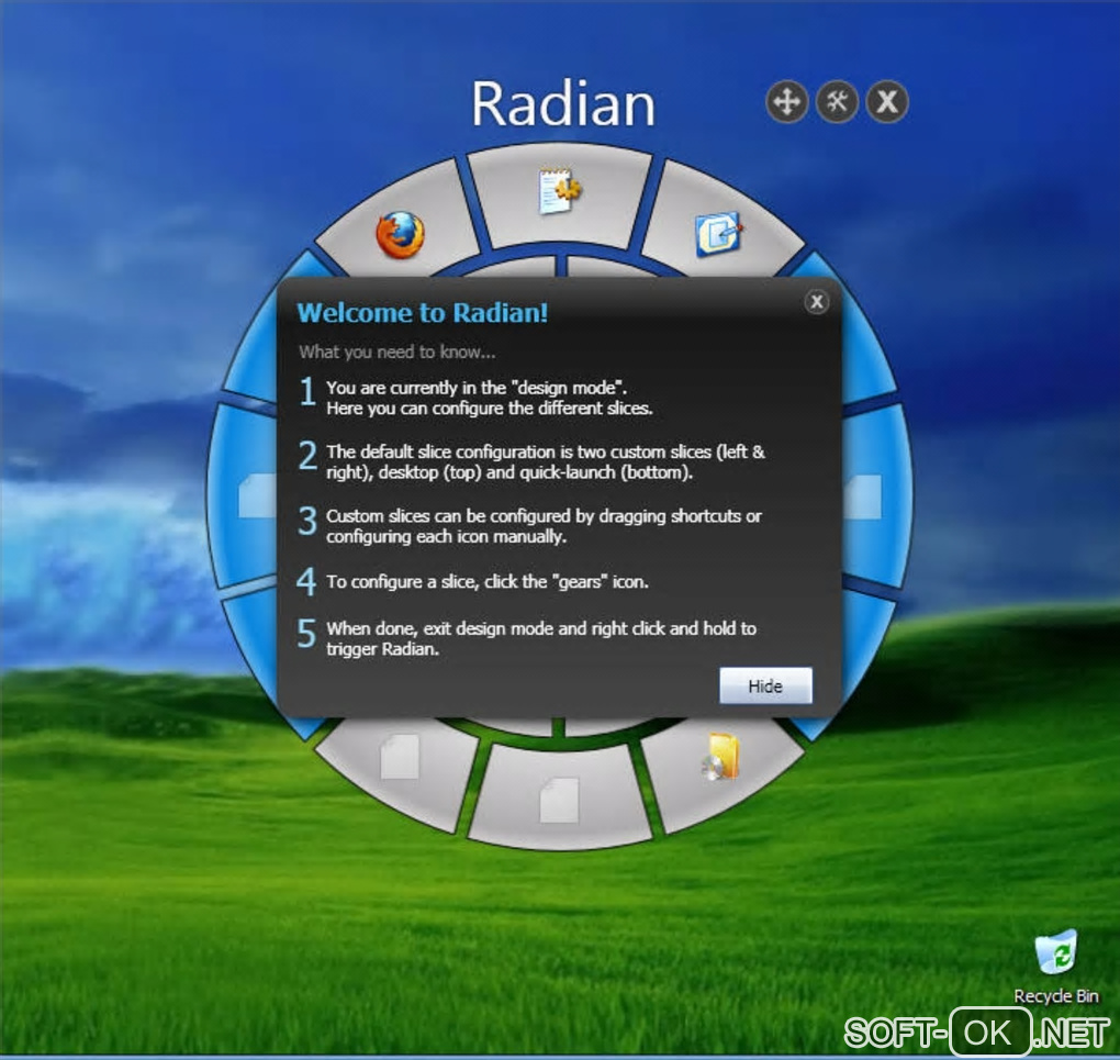 The appearance "Radian"