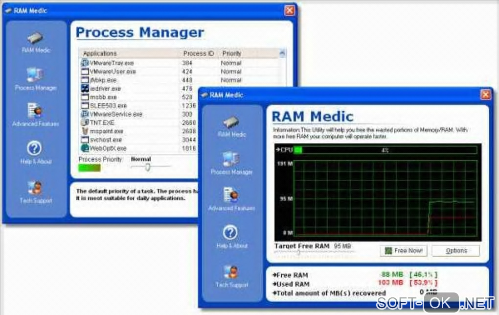Screenshot №1 "RAM Medic"