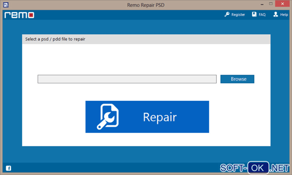 Screenshot №1 "Remo Repair PSD"