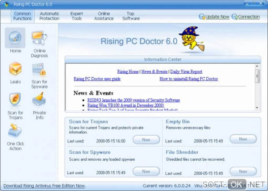 The appearance "Rising PC Doctor"