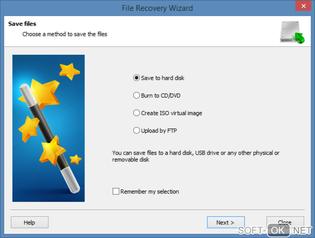 The appearance "RS Partition Recovery"