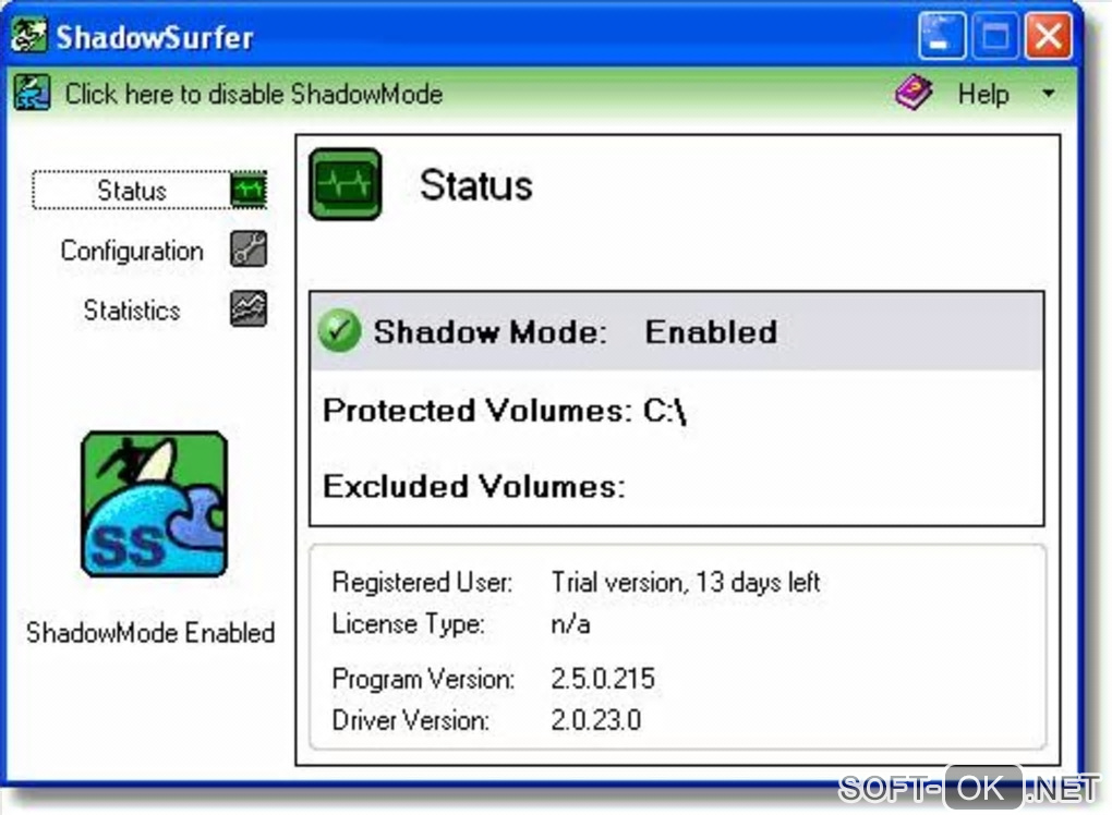Screenshot №2 "ShadowSurfer"