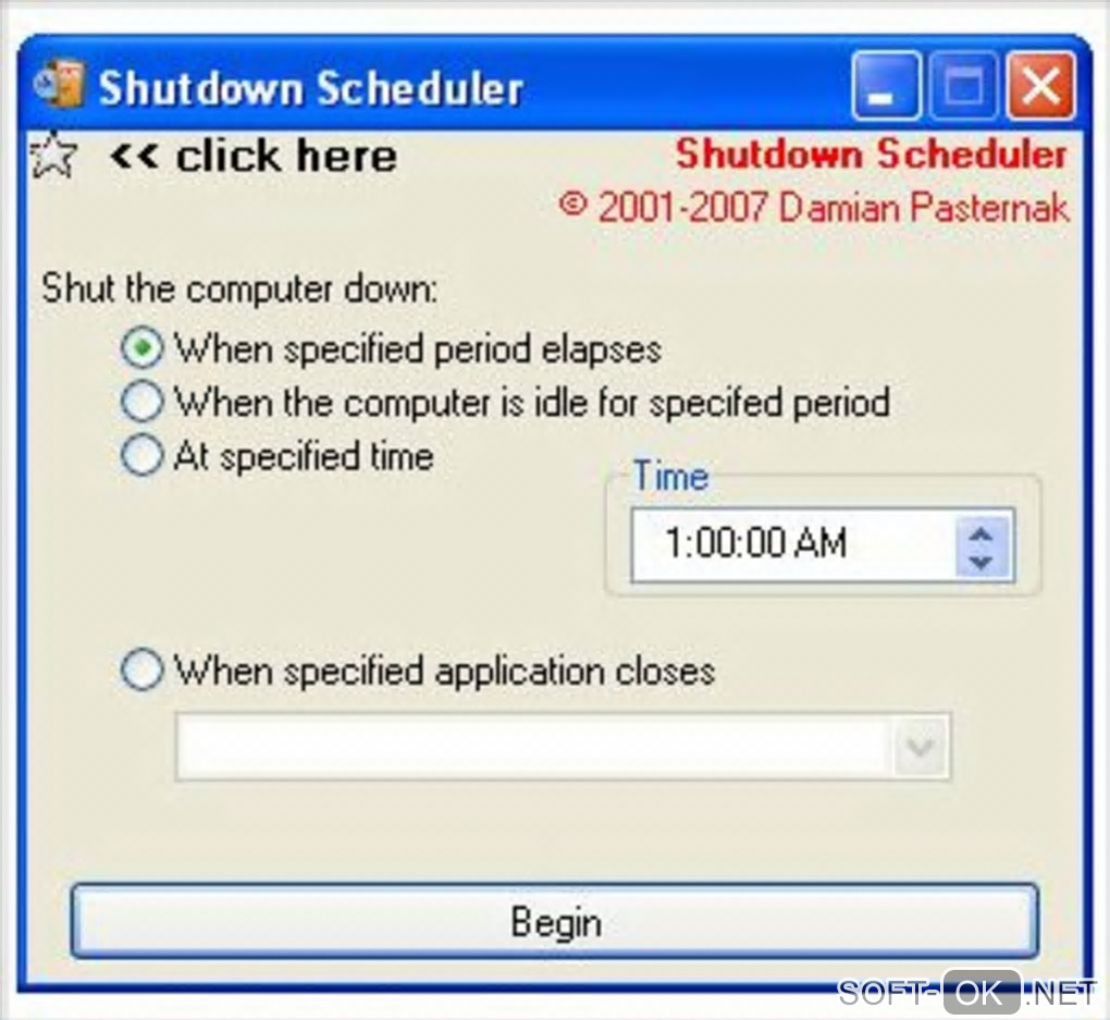 Screenshot №2 "Shutdown Scheduler"