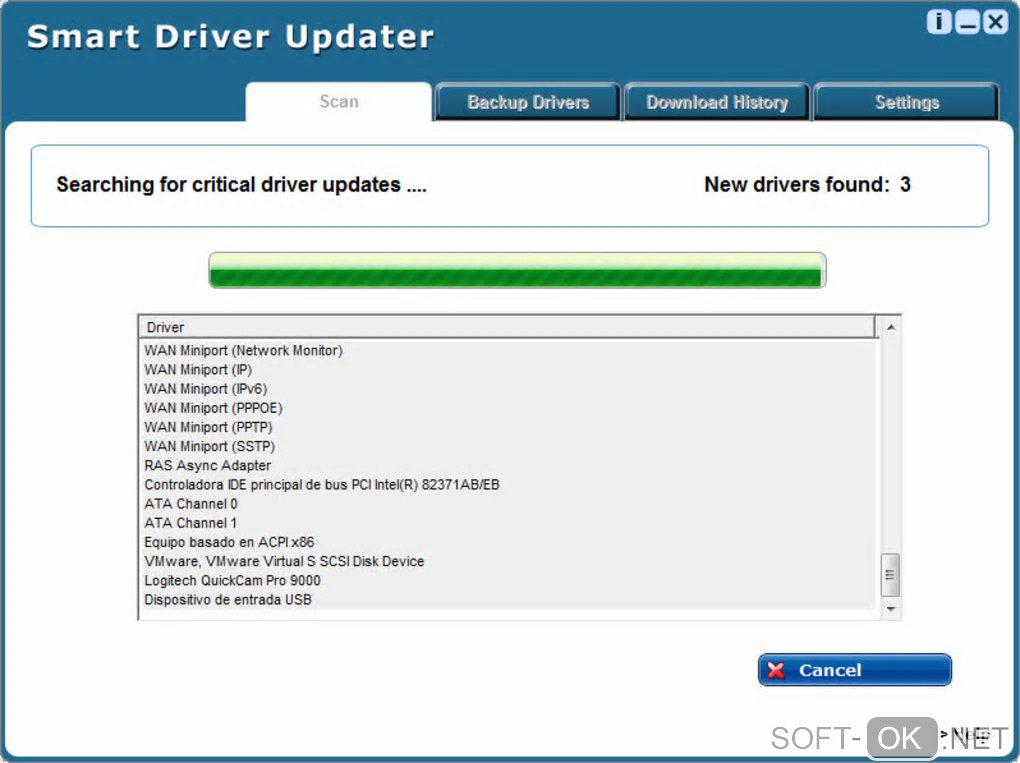 Screenshot №1 "Smart Driver Updater"