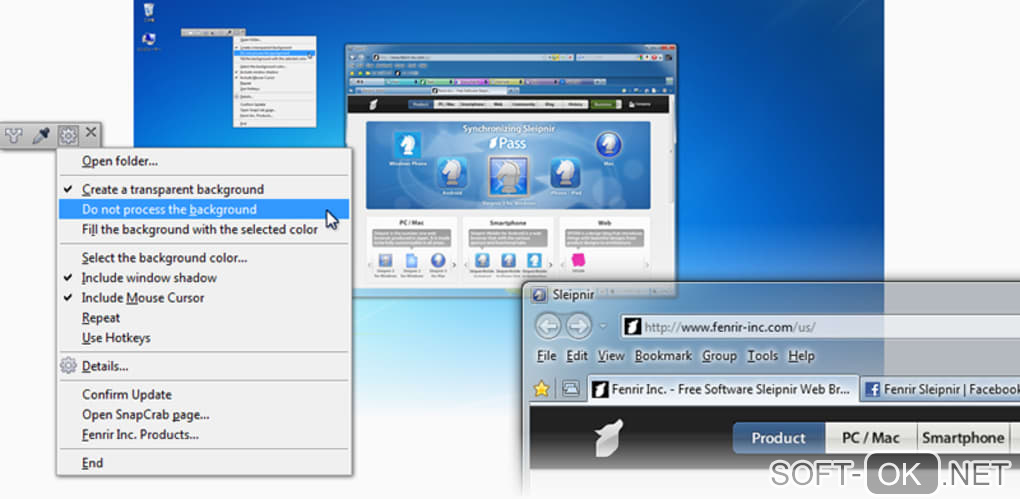 Screenshot №2 "SnapCrab for Windows"