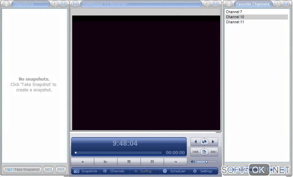 Screenshot №2 "Soft4Boost TV Recorder"