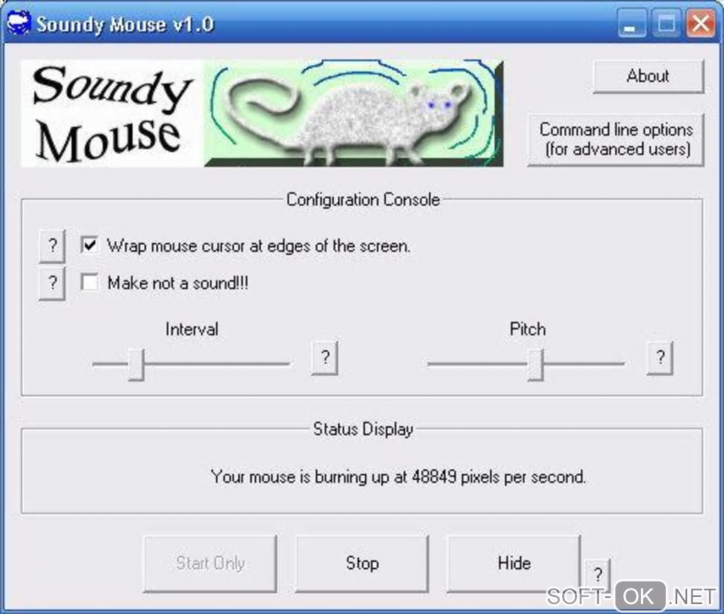 Screenshot №1 "Soundy Mouse"