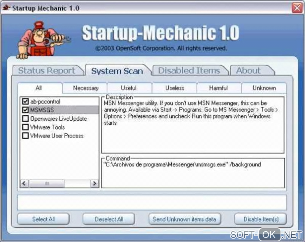 Screenshot №1 "Startup Mechanic"