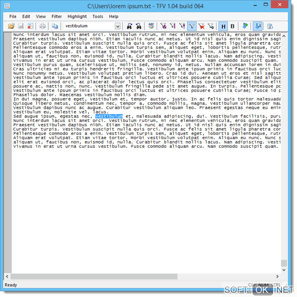 The appearance "Text File Viewer"