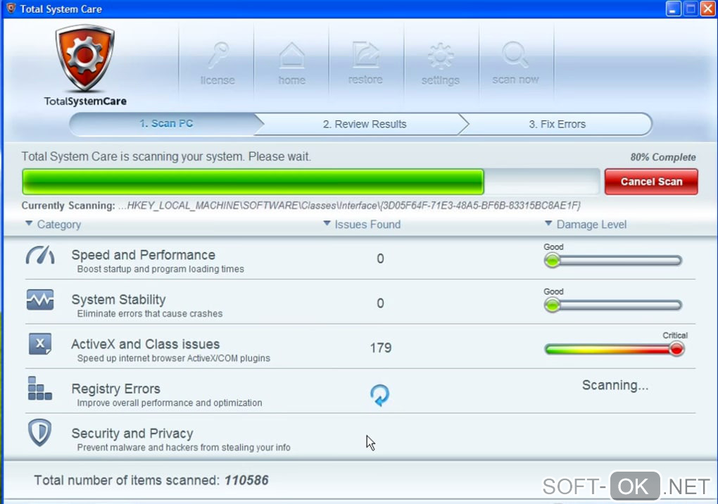 Screenshot №2 "Total System Care"