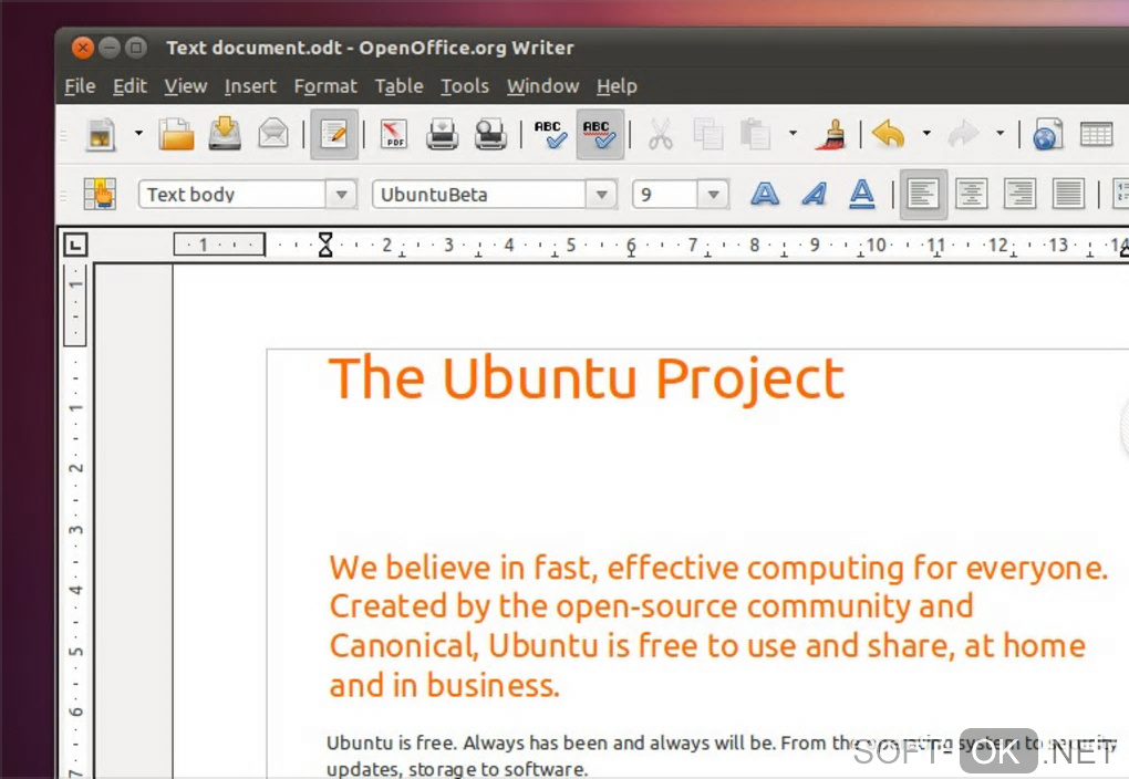 The appearance "Ubuntu"