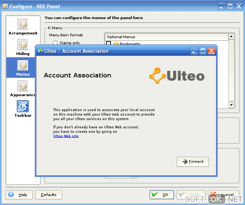 Screenshot №1 "Ulteo Virtual Desktop"