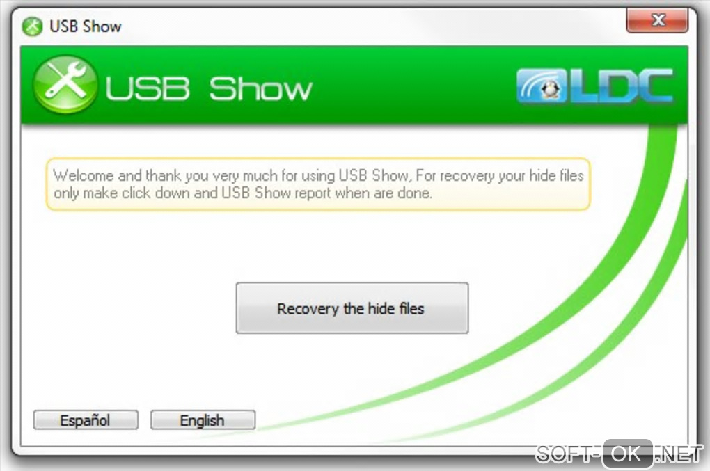 Screenshot №1 "USB Show"
