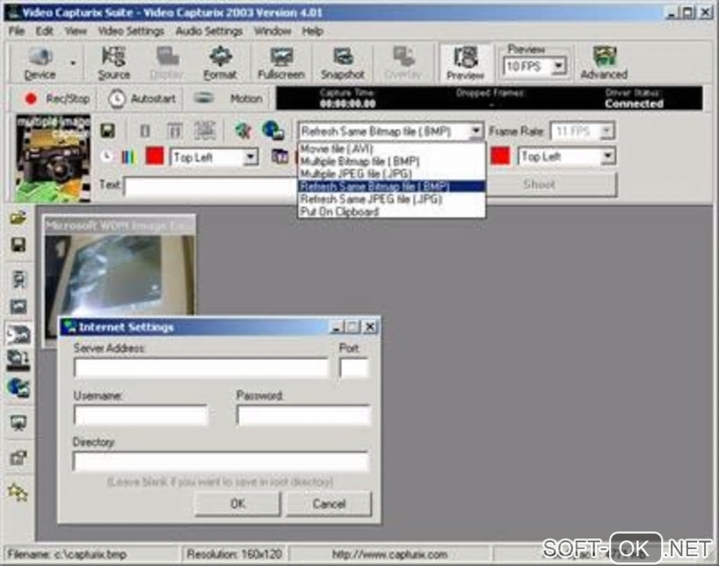 Screenshot №1 "Video Capturix 2006"