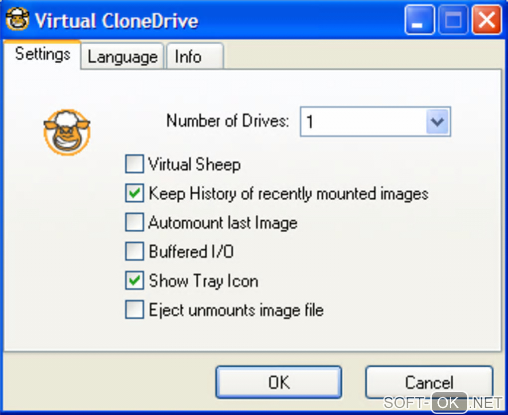 Screenshot №1 "Virtual CloneDrive"