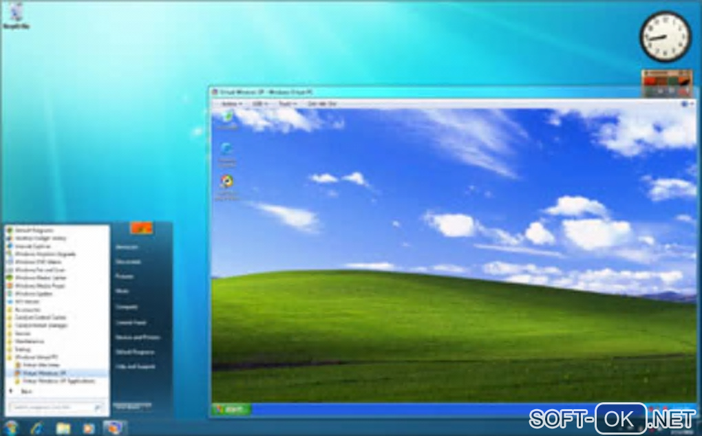 Screenshot №1 "Windows XP Mode"