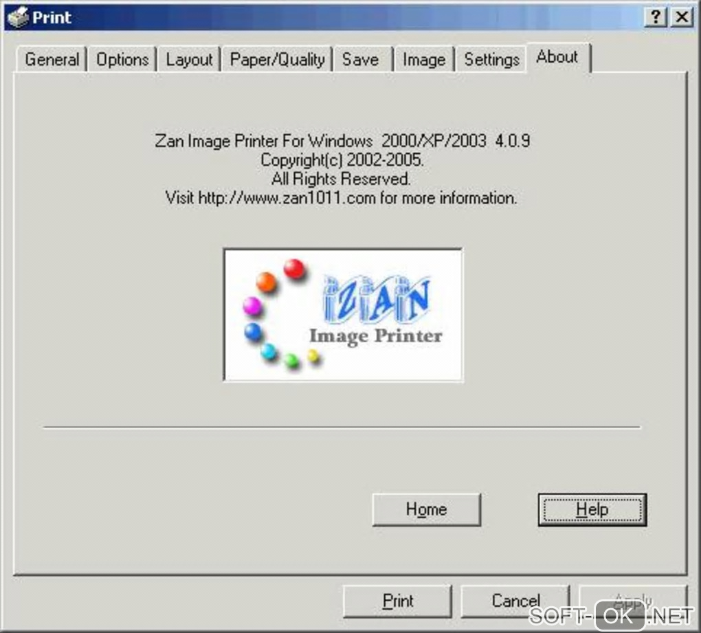 Screenshot №2 "Zan Image Printer"