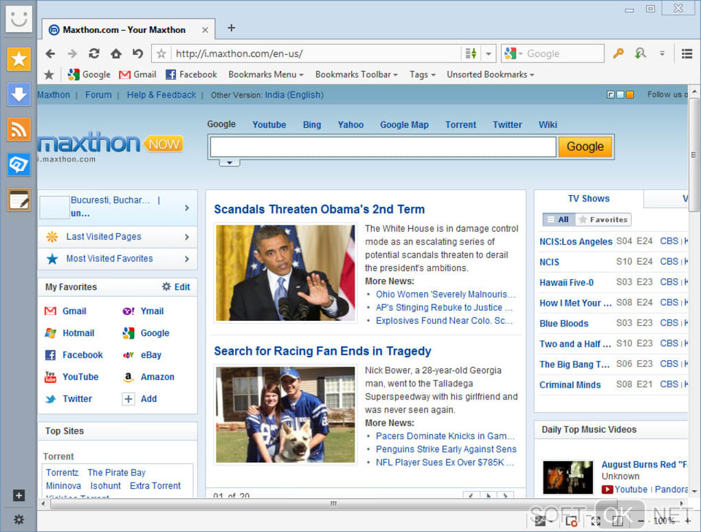 Screenshot №1 "Maxthon MX5 Cloud Browser"