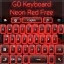 GO Keyboard Neon Red Free