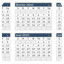 Plantilla de calendario anual en Excel